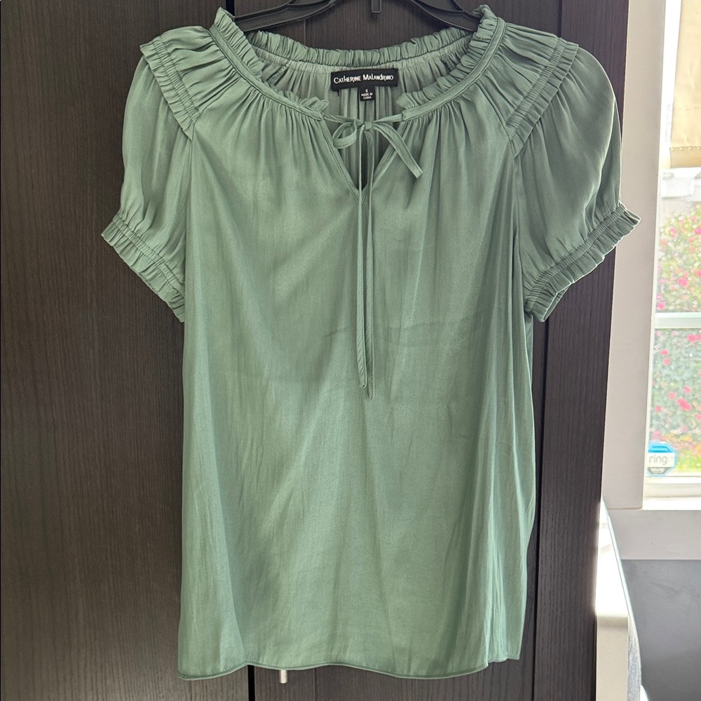 Catherine Malandrino Light Green Blouse